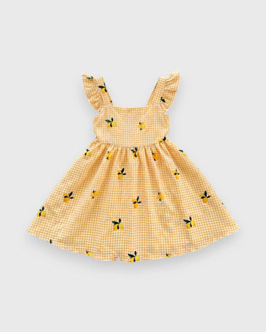 Girls Bow Back Sun Dress
