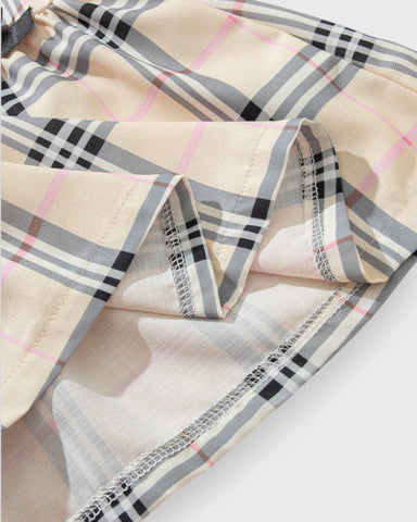Baby Girl Ruffle Collar Plaid Dress