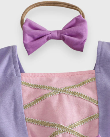 Baby Girl Bubble Sleeve Princess Dress