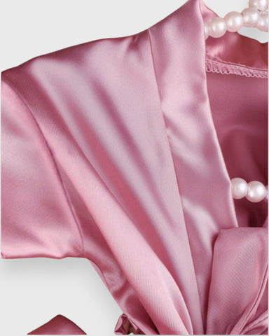 Newborn Baby Satin Robe Set