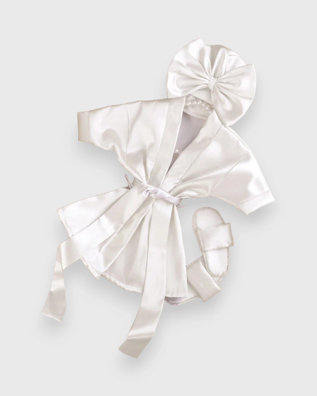 Newborn Baby Satin Robe Set