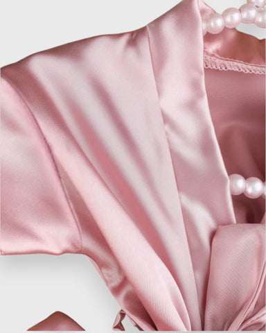 Newborn Baby Satin Robe Set