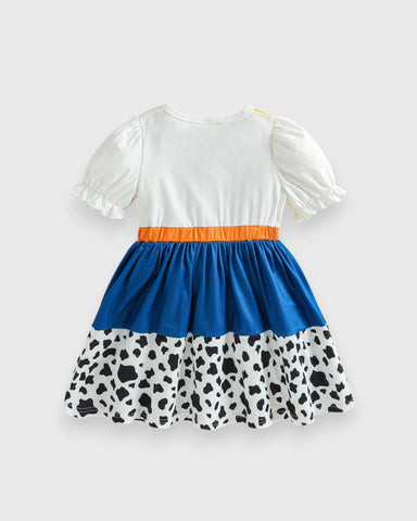 Toddler Girl Princess Cow Girl Dress