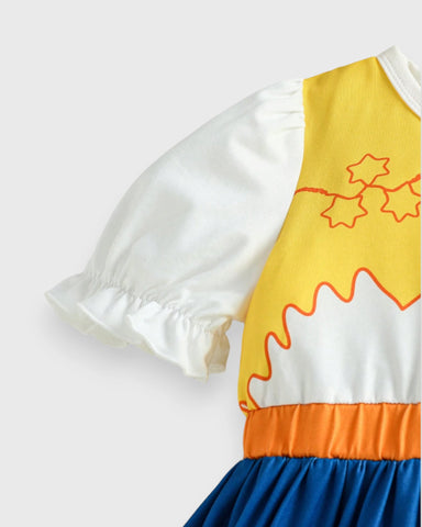 Toddler Girl Princess Cow Girl Dress