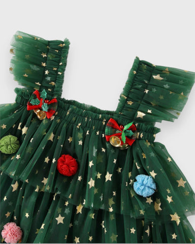 Baby Girl Christmas Tree Tutu Dress