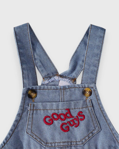 2 Pc Baby Boy Good Guys Overall with Rainbow Shirt