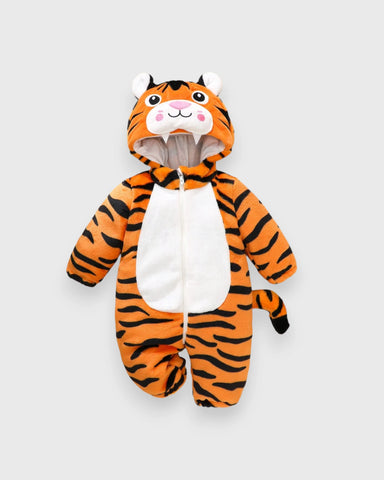 Baby Tiger Fleece Jumpsuit