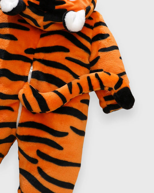 Baby Tiger Fleece Jumpsuit