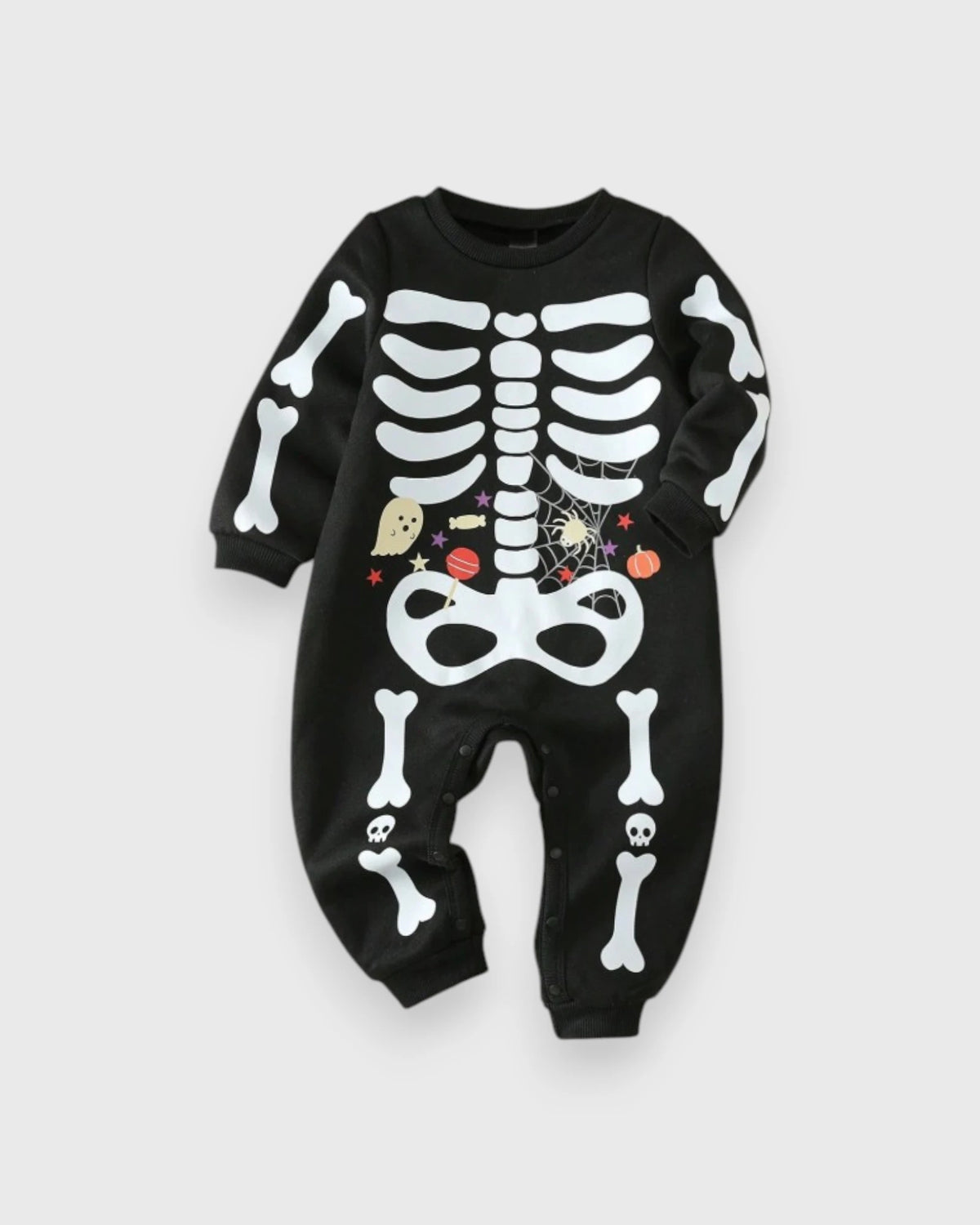 Baby Skeleton Romper Costume