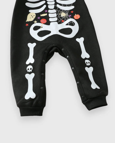 Baby Skeleton Romper Costume