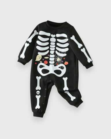 Baby Skeleton Romper Costume