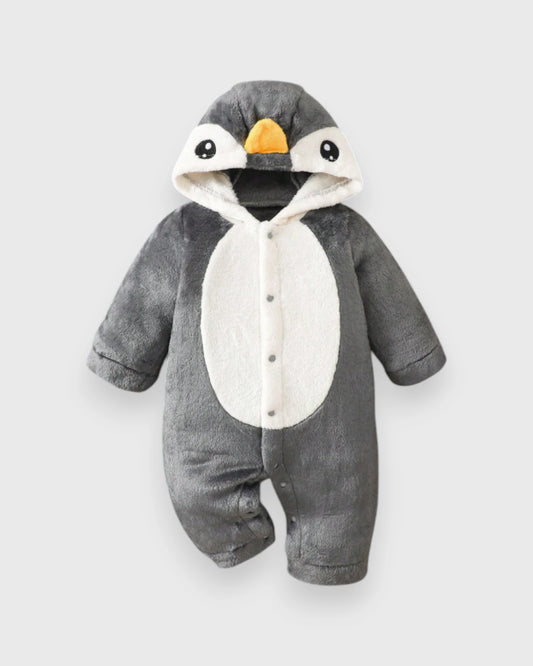 Baby Penguin Fleece Jumpsuit
