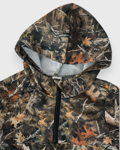 2 Pc Kids Woodland Camo Hooded Jacket & Pants Set