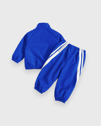Title: 2 Pc Kids Contrast-Stripe Track Jacket & Pants Set