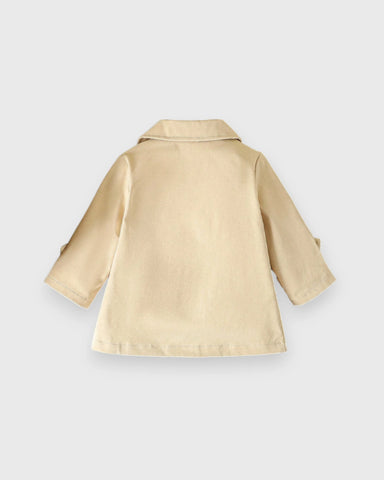 Baby Light Autumn Trench Jacket