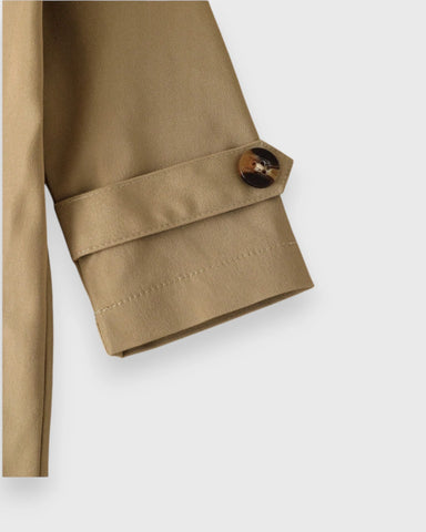 Baby Light Autumn Trench Jacket