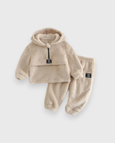 Baby Fleece Sherpa Quarter Zip Set