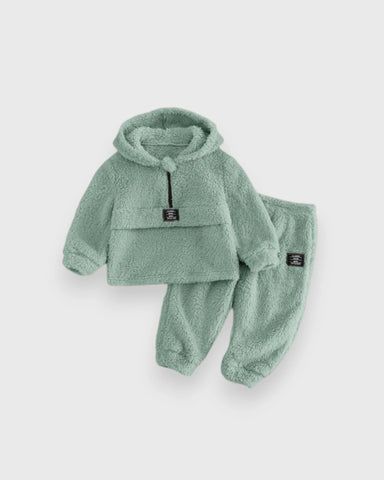 Baby Fleece Sherpa Quarter Zip Set