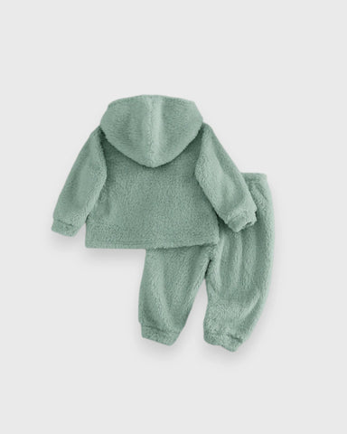 Baby Fleece Sherpa Quarter Zip Set