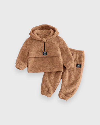 Baby Fleece Sherpa Quarter Zip Set