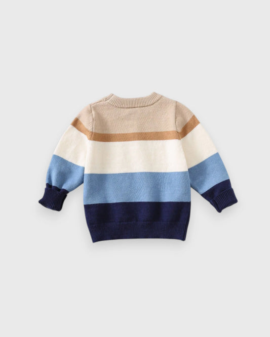 Baby Boy Stripe Block Sweater