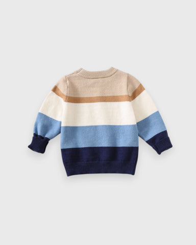 Baby Boy Stripe Block Sweater