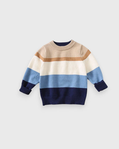 Baby Boy Stripe Block Sweater