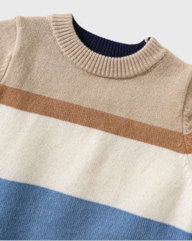 Baby Boy Stripe Block Sweater