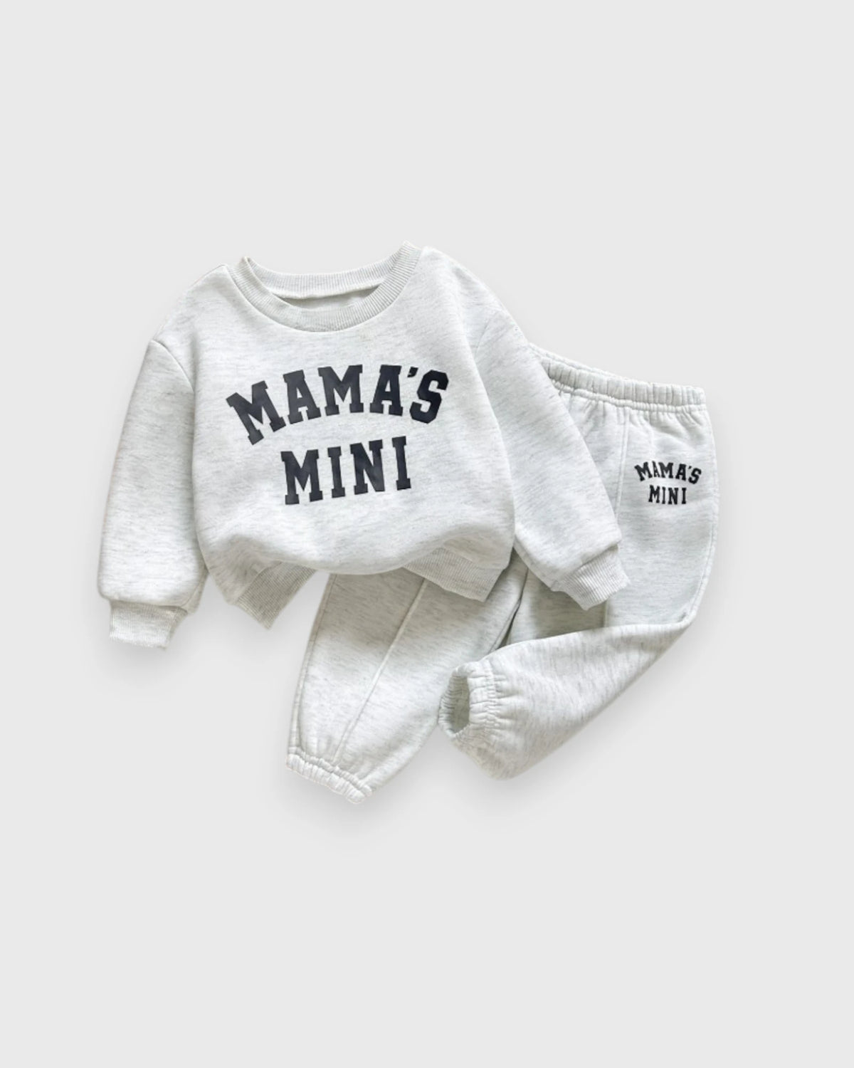 2 Pc Kids “Mama’s Mini” Sweatshirt & Jogger Pants Set