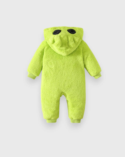 Baby Alien Fleece Romper Costume