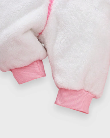 Baby Kitty Fleece Hooded Romper Costume