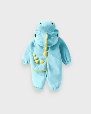 Baby Dinosaur Hooded Romper Costume