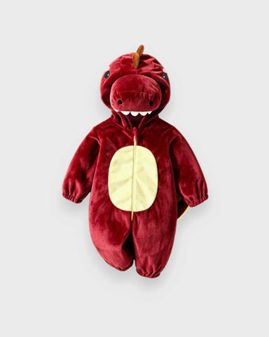 Baby Dinosaur Hooded Romper Costume