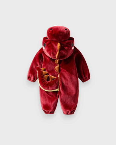 Baby Dinosaur Hooded Romper Costume