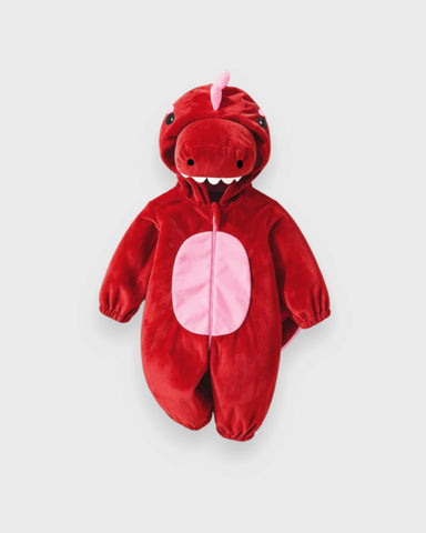 Baby Dinosaur Hooded Romper Costume