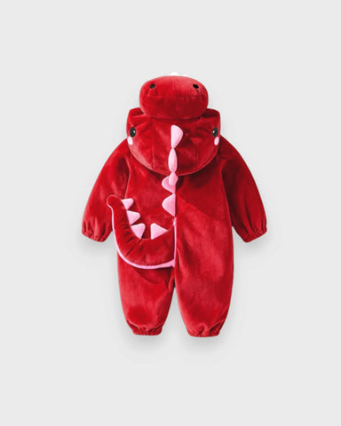 Baby Dinosaur Hooded Romper Costume
