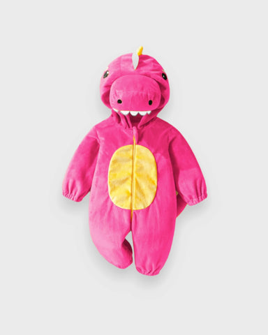 Baby Dinosaur Hooded Romper Costume