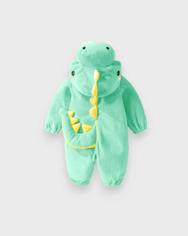 Baby Dinosaur Hooded Romper Costume