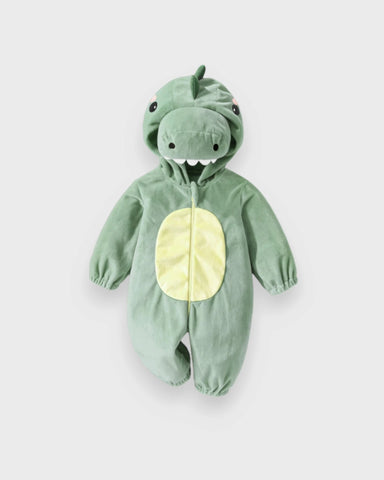 Baby Dinosaur Hooded Romper Costume