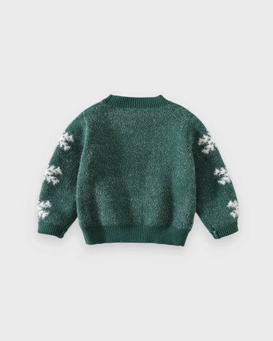 Baby Christmas Snowflake Knit Sweater