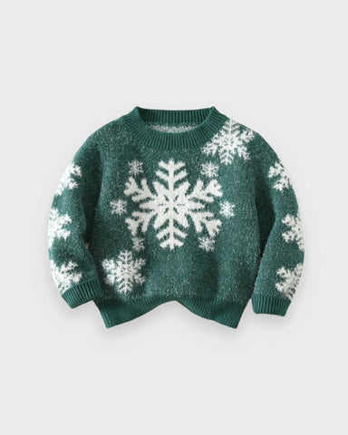 Baby Christmas Snowflake Knit Sweater
