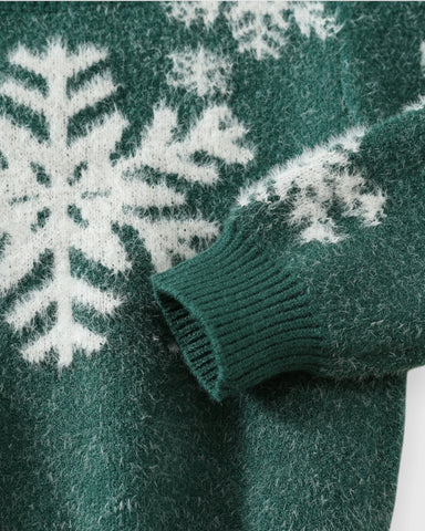 Baby Christmas Snowflake Knit Sweater