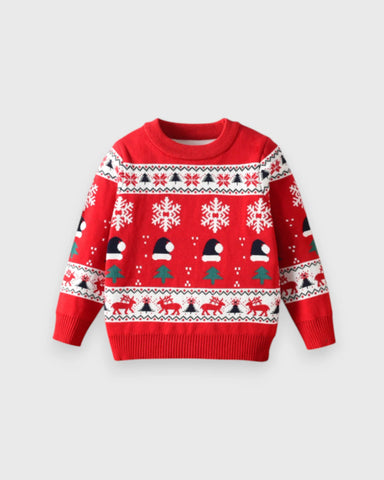 Boys Festive Fair Isle Sweater