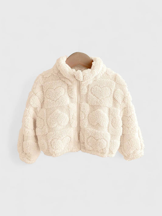 CL-Baby Girl Hearts Fleece Jacket