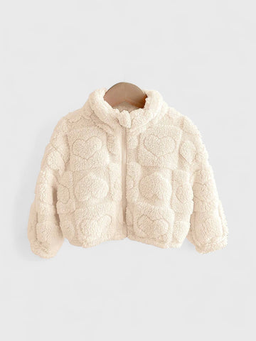 CL-Baby Girl Hearts Fleece Jacket