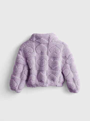 Baby Girl Hearts Fleece Jacket