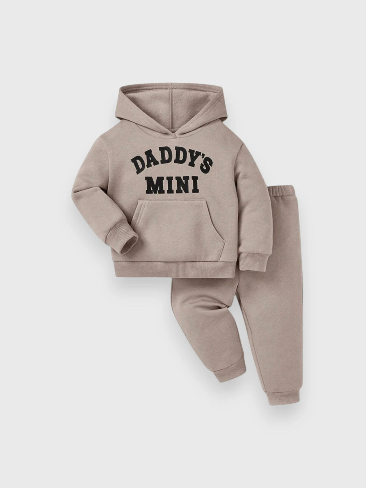 2 Piece Baby "Daddy's Mini" Hoody Sweat shirt and Pant Set
