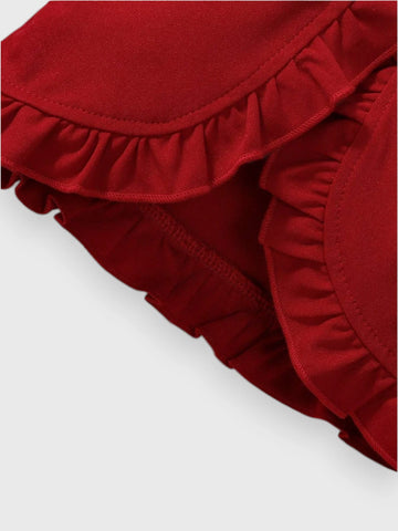 2 Pc Baby Girl Ruffle Caridgan with Mesh Dress