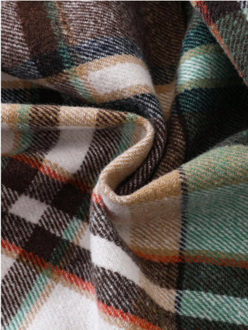 Baby Girl Boy Flannel Plaid Shirt