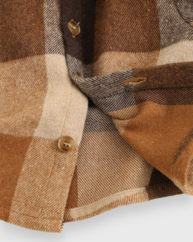 Baby Boy Contrast Corduroy Hooded Button up Buffalo Shirt